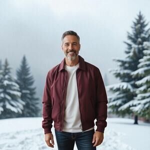 Members Only Vintage Burgundy Coat Men’s Size 40 – Classic Iconic Style